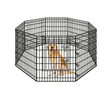 Pet Playpen 36 Inch Large 8 Panel Fence Enclosure Dog Metal Exercise Pen