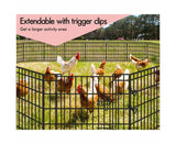 Pet Playpen 30 Inch Large 8 Panel Fence Enclosure Dog Metal Exercise Pen