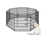 Pet Playpen 30 Inch Large 8 Panel Fence Enclosure Dog Metal Exercise Pen