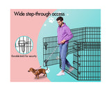 Pet Playpen 36 Inch Large 8 Panel Fence Enclosure Dog Metal Exercise Pen