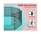 Pet Playpen 36 Inch Large 8 Panel Fence Enclosure Dog Metal Exercise Pen