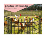 Pet Playpen 36 Inch Large 8 Panel Fence Enclosure Dog Metal Exercise Pen