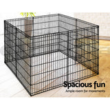 Pet Playpen Dog Playpen Cage Enclosure 8 Panel 36" Puppy Exercise Fence Play Pen